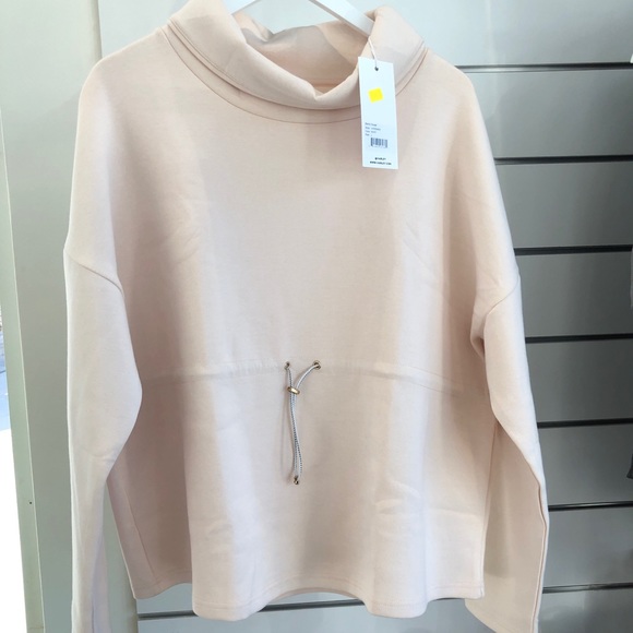 Varley Whisper Pink Barton Drawstring Sweat - Picture 5 of 8